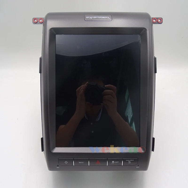 Wekeao вертикальный экран Tesla Style 12 1 "1 Din Android 9 0 автомобильный Dvd мультимедийный