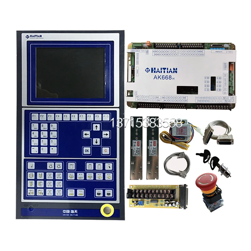 

HAITIAN AK668 AK668H Control System Full Set , PLC For HAITIAN Plastic Injection Molding Machine Techmation Controller