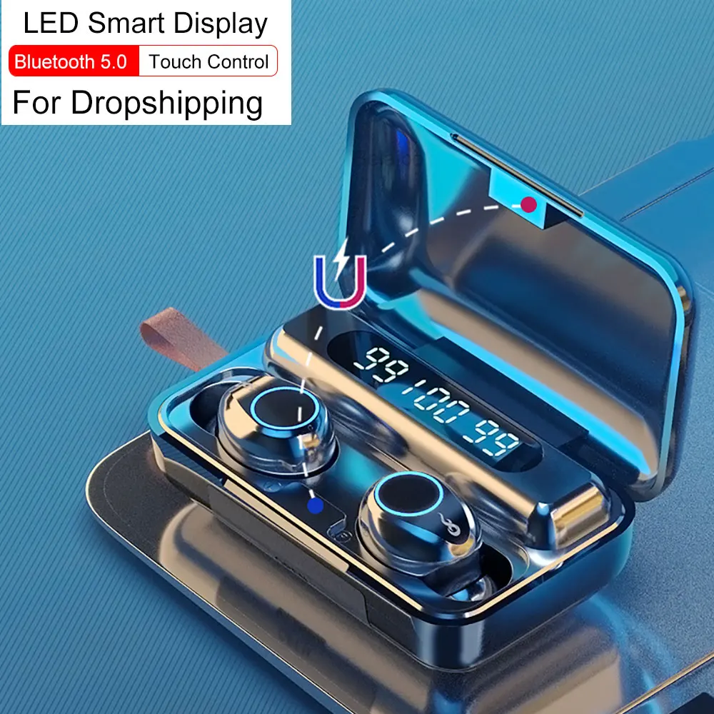 

TWS-наушники F9 Беспроводные с поддержкой Bluetooth 5,0 и системой ШПД