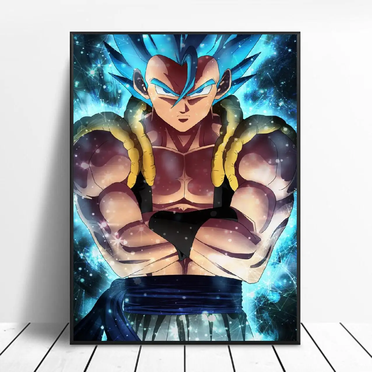 

Синий Gogeta (2) Картина на холсте настенные художественные картины с принтами домашний Декор настенный плакат для декора для гостиной