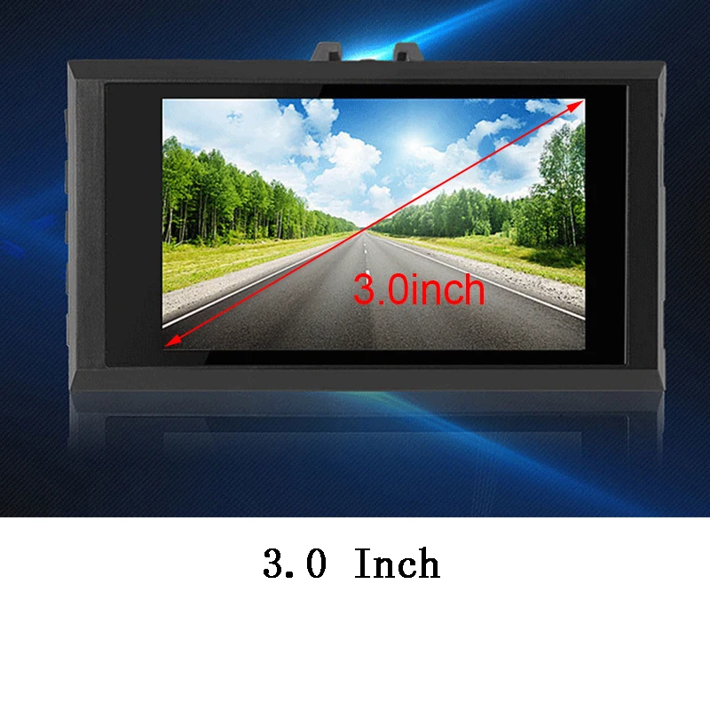 TOSPRA 3 0 &quotHD ips экран дисплея автомобиля dvr камера Full HD 1080P зеркало заднего вида 170