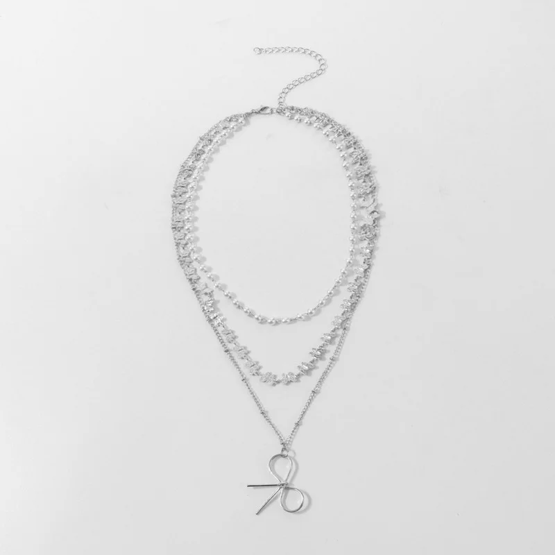 

Butterfly Necklace Women Bowknot Pendant Necklaces Woman Chain Jewelry Ladies Lovers Layered Gold Color Trendy Metal Naszyjnik