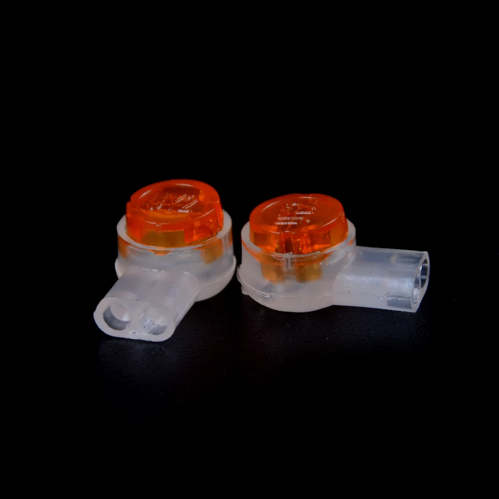 

HOT 100Pcs UY2 K2 Connector Grease Filling Butt Wire Line Terminal For Telephone Network Line Connection