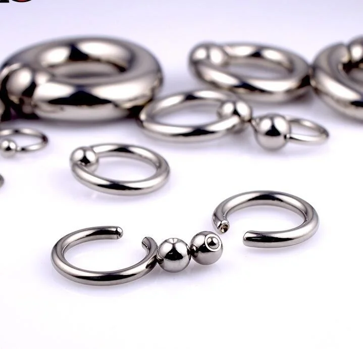 

Astm F136 Titanium Large Gauge Bcr Captive Bead Ring