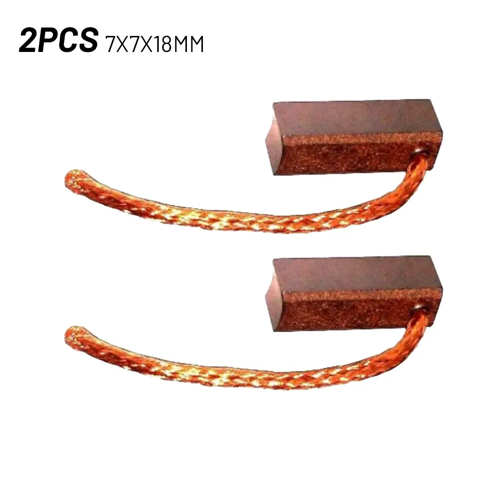 

2Pcs 7*7*18mm Carbon Brushes Car Truck Car Fan Blower Wipers Climate Sturdy And Durable Electric Motors Tool Accessories