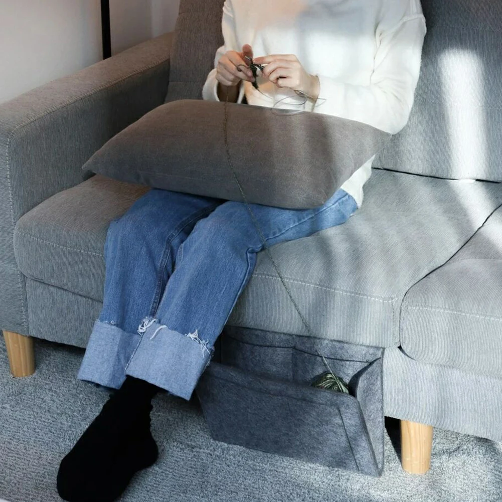 Новый рождественский подарок сумка для хранения кровати карманный войлочный