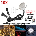 10 шт.лот 31 мм открытый шаг двухслойные ступенька свет сад двор патио Водонепроницаемый украшения Inderground асфальтоукладчик освещения пятно IP67