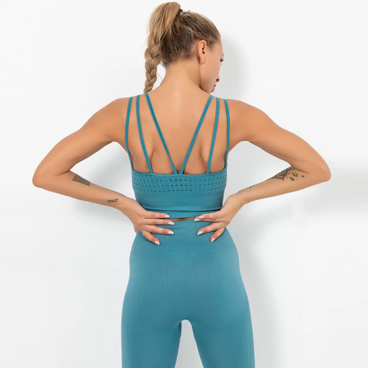 

Yoga vest beauty back outdoor professional sports running seamless fitness bra