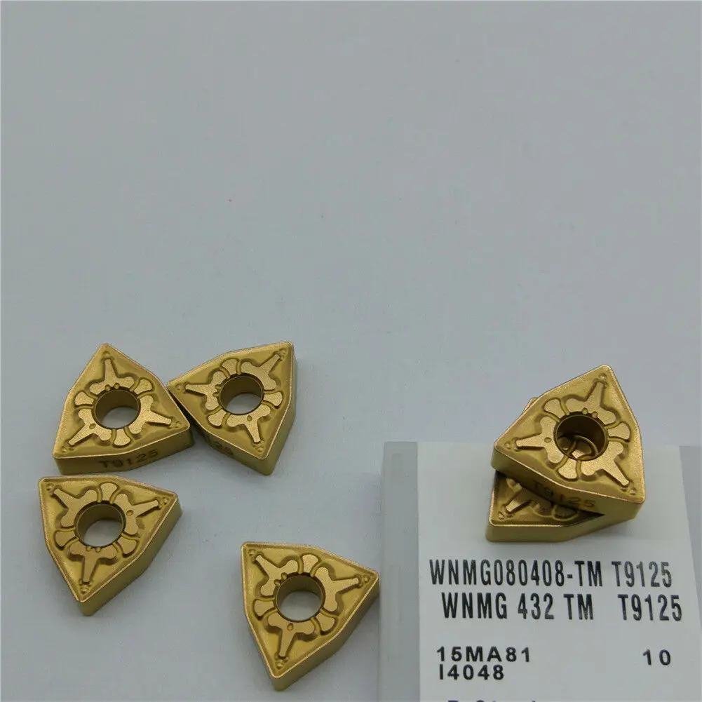 20 шт Tungaloy WNMG080408-TM T9125 WNMG432-TM CNC карбидная Поворотная вставка | Инструменты