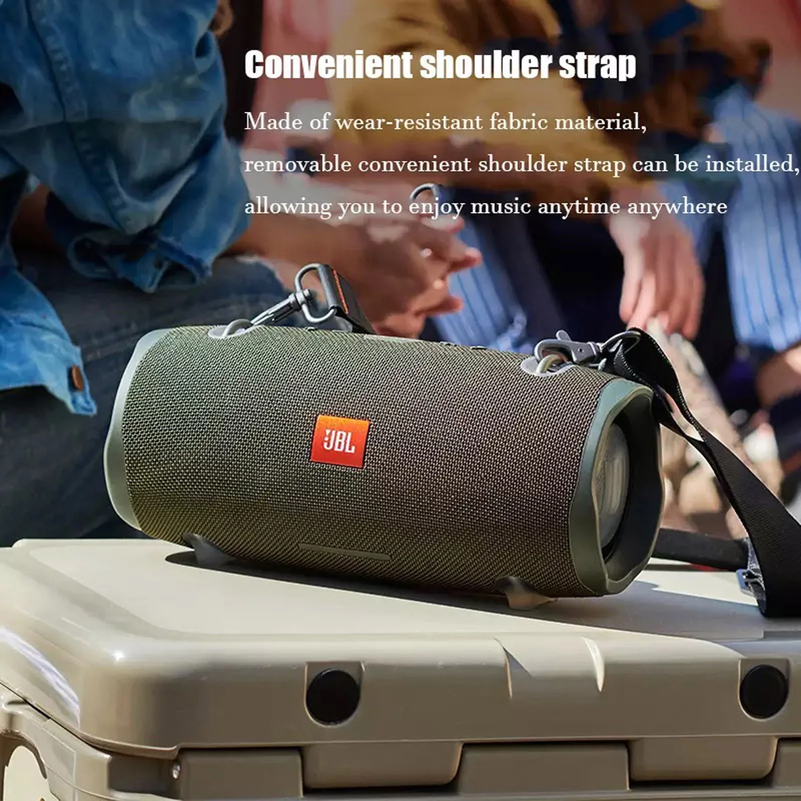 JBL Xtreme 2 Беспроводной Bluetooth динамик с мощным басовым звуком, портативный для использования на открытом воздухе, водонепроницаемый и пылезащитный.