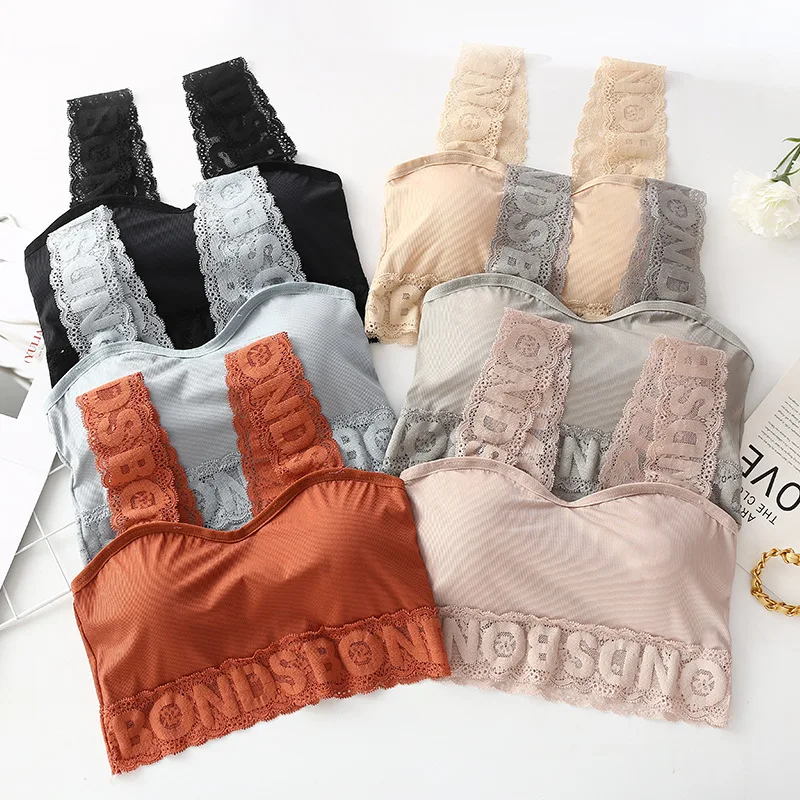 Сексуальный укороченный топ женский бюстгальтер с мягкими чашечками топы