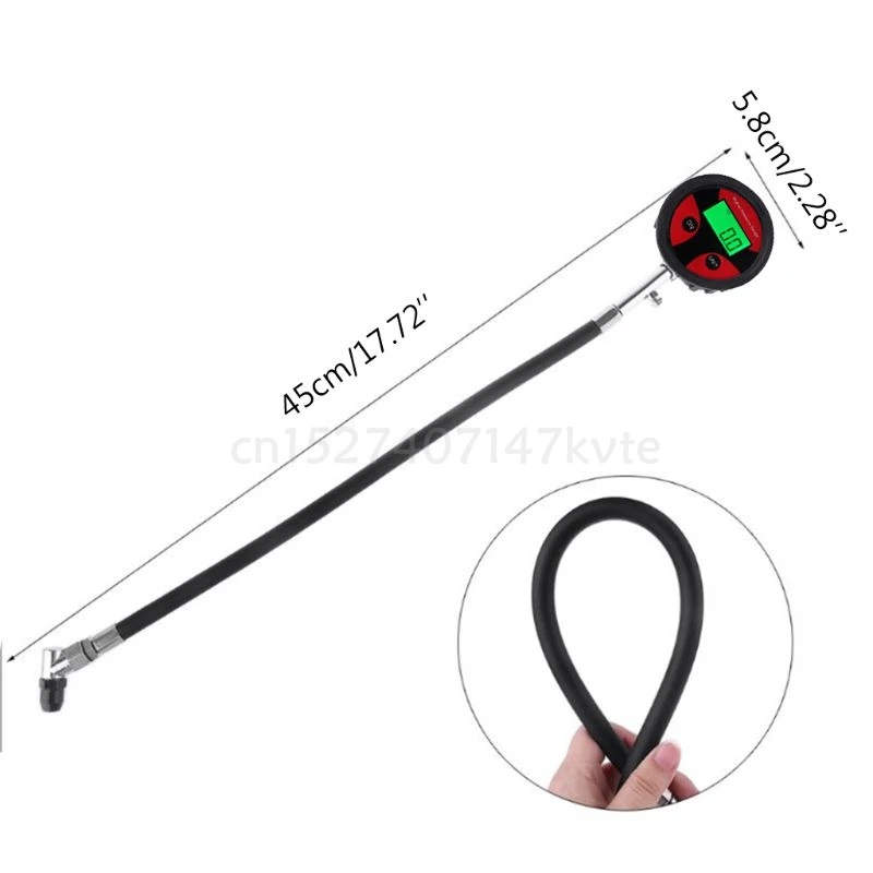 Цифровой манометр с ЖК дисплеем 200 фунтов на квадратный дюйм|Манометры| |