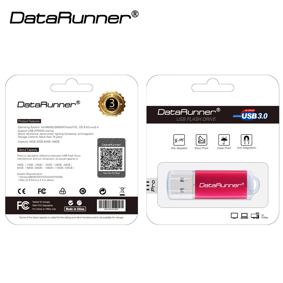 Новый Usb флеш накопитель DataRunner 3 0 128 ГБ 16 32 64 256 портативные накопители USB карта