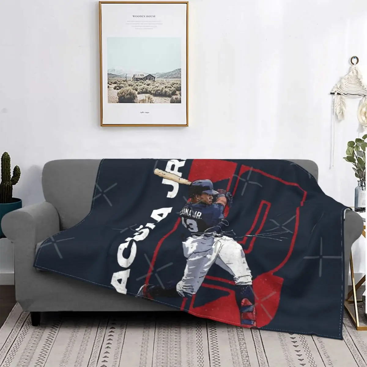 

Копия Ronald Acuna Jr, картонное одеяло, покрывало для кровати, детское одеяло, одеяло, одеяло на кровать