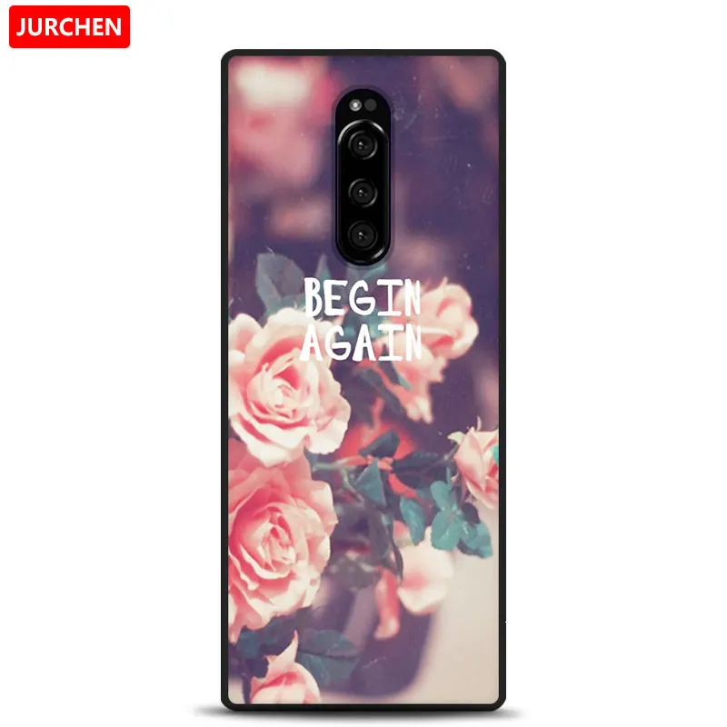 39 Чехол jurchen для sony Xperia 1, чехол для Xperia One, милый мультяшный Мягкий силиконовый чехол из ТПУ для sony Xperia1 sony 1, чехол - Цвет: 39