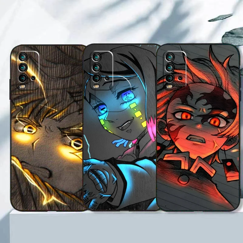 

Cartoon Demon Slayer Phone Case For Xiaomi Redmi 9T 9A 9C7 7A 8 8A 9 9Pro Note 9 8 8T 8 Pro 9S 9 Pro Max 5G Soft TPU Back shell
