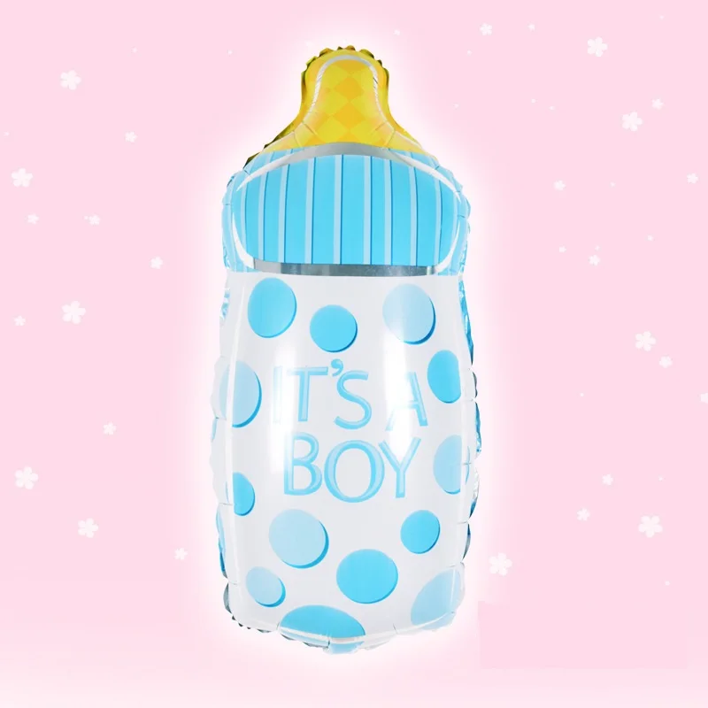 Воздушные шары из фольги в горошек с молочной бутылкой | Дом и сад