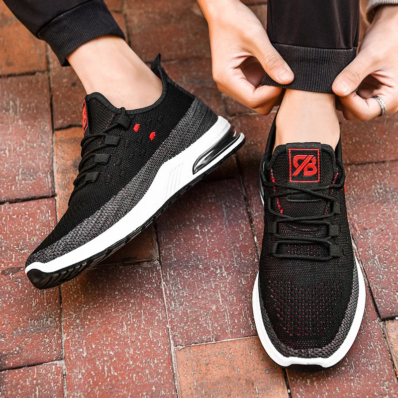 

Men's Flying Woven Wild Casual Sneakers Sports Running Shoes Masculino Adulto Fashion Lightweight Comfortable Breathable Shoes