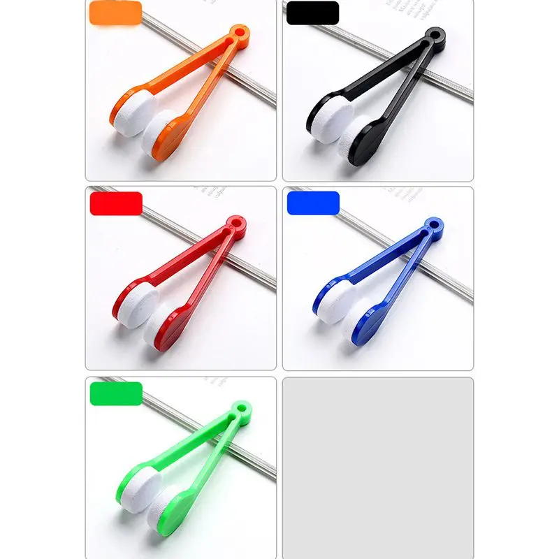 Multiful Цвета очки Линзы для очков из микрофибры чистящее средство Портативный