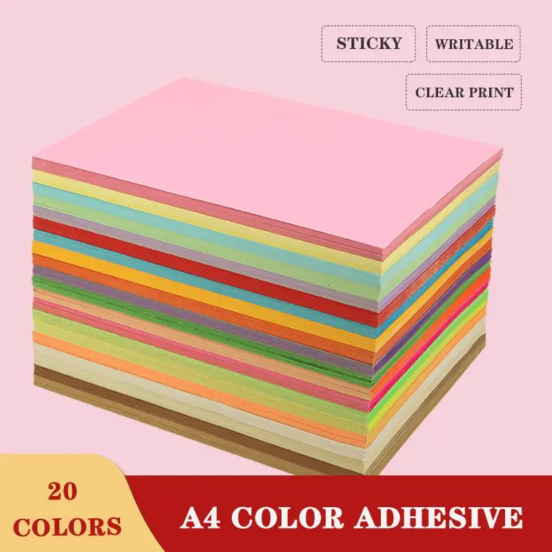 50 шт./пакет A4 этикетка Бумага Стекло карты запись Стикеры лазерный чернильно