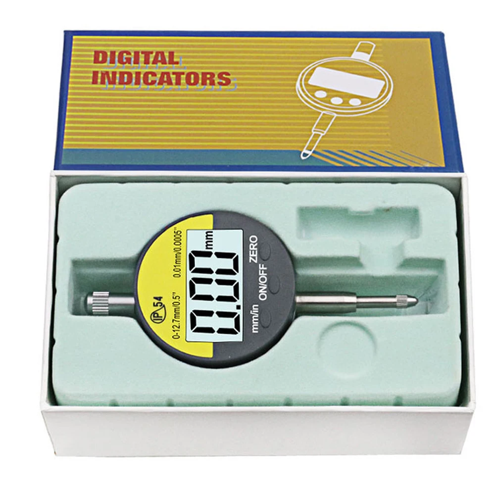 

0.01mm Precision Touch Electronic Micrometer 12.7mm IP54 Oilproof Digital Micrometer Metric Inch LCD Dial Indicator Gauge Meter