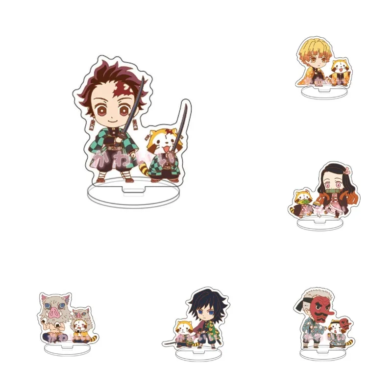 

Hot Anime Demon Slayer Kimetsu No Yaiba Kamado Tanjirou Nezuko Kanawo Zenitsu Rengoku Kyoujurou Acrylic Stand Figure Model Gift