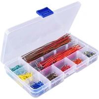 560 pieces jumper wire kit 14 lengths assorted preformed breadboard jumper wire with box