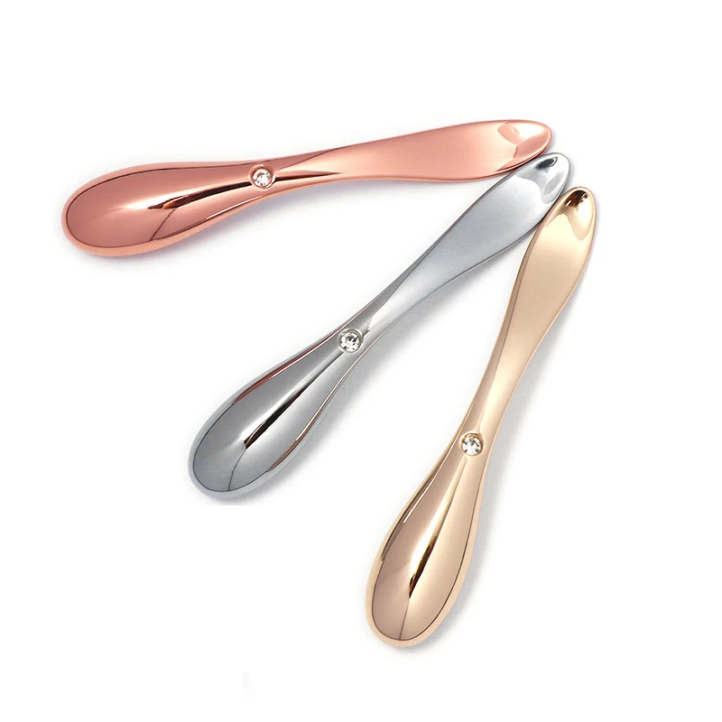 

Alloy Metal Cosmetic Spatulas Facial Mask Spoon Eye Cream Mixing Spatula Scoop Anti Wrinkle Eye Massage Sticks Makeup Tools