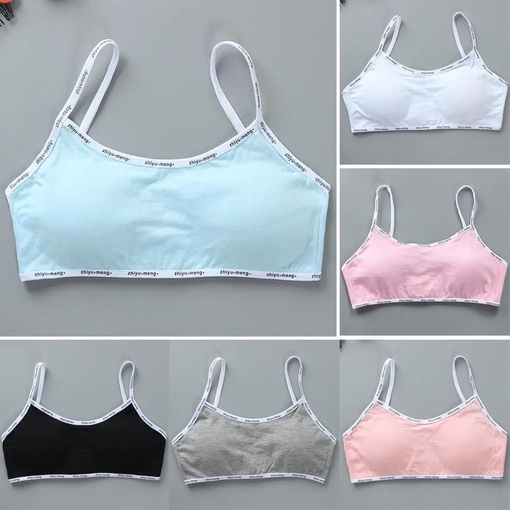 

Girls Underwear Kids Young Teenage Letter Training Bras