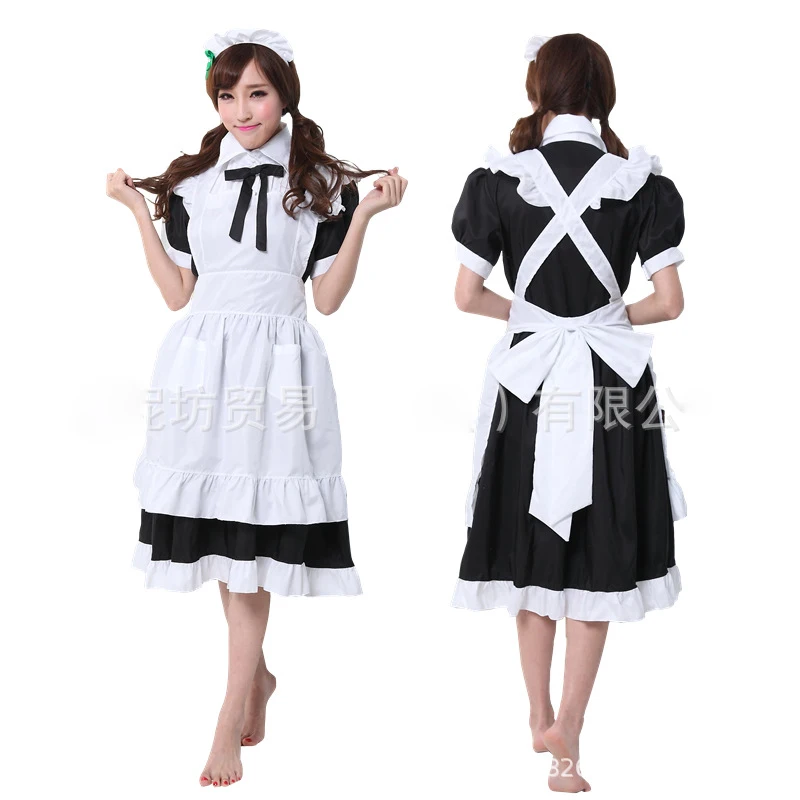 

Love Live Cosplay Costume Tojo Nozomi Lolita Maid Dress Women Cafe Restaurant Maid Uniform Girl Party Costume