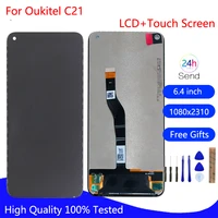 original for oukitel c21 lcd display glass touch screen digitizer for oukitel c21 screen lcd display replacement