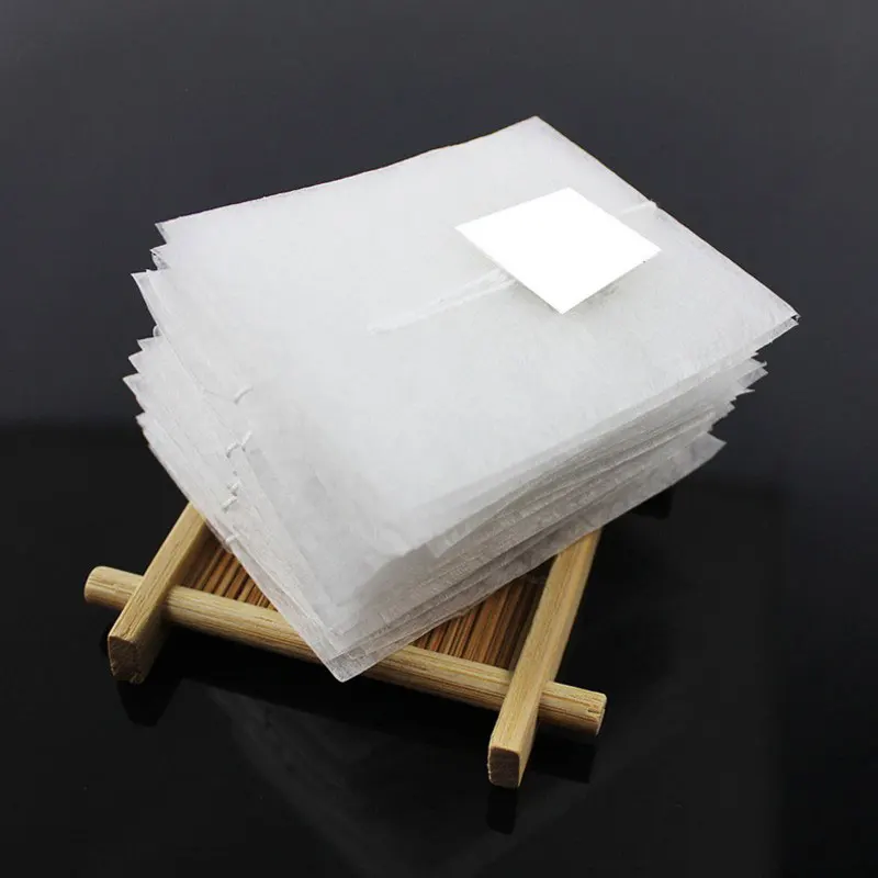 Одноразовый фильтр для чая с тепловым уплотнением кукурузное волокно белая