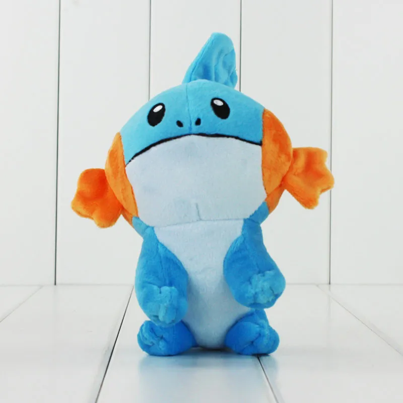 Mudkip 14cm 5,5 ''Jigglypuff Charmander Gengar Bulbasaur Dragonite Snorlax Mewtwo Psyduck Lapras Charizard Torchic Groudon плюшевые игрушки куклы - Цвет: Mudkip 14cm