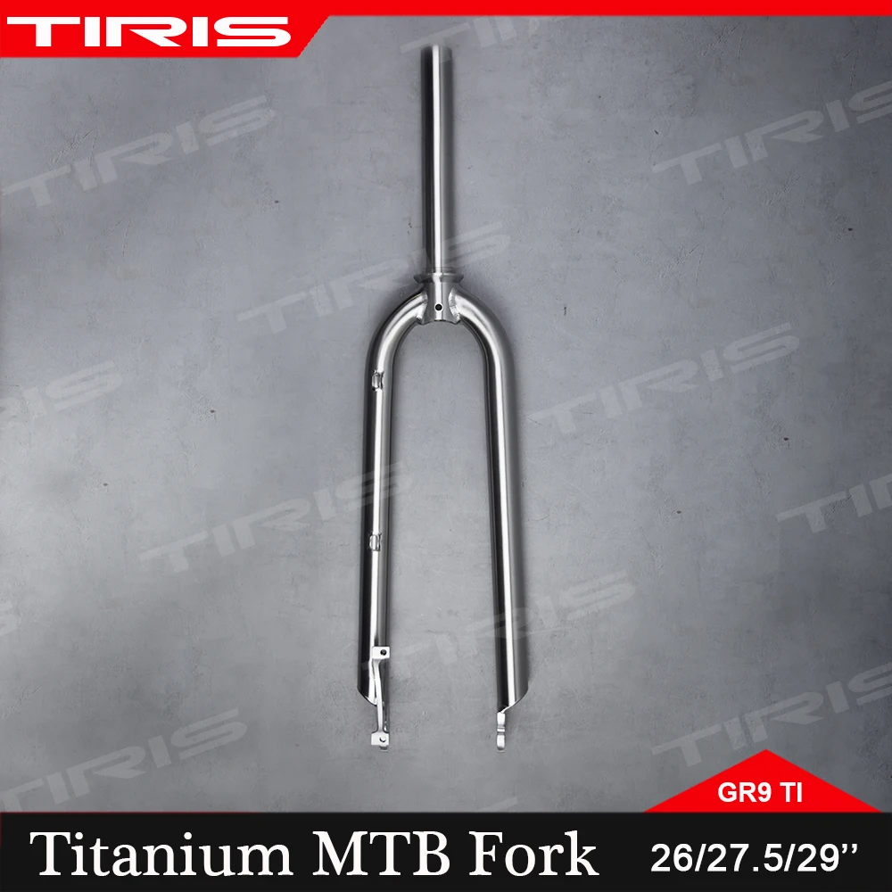 TIRIS-horquilla de titanio para bicicleta de montaña, accesorios para bici de carretera, Mtb 29, Cstom