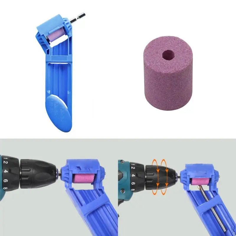 

2-12.5mm Drill Bit Sharpener Corundum Grinding Wheel Portable Powered Tool for Drill Polishing Wheel Drill Bit Sharpener