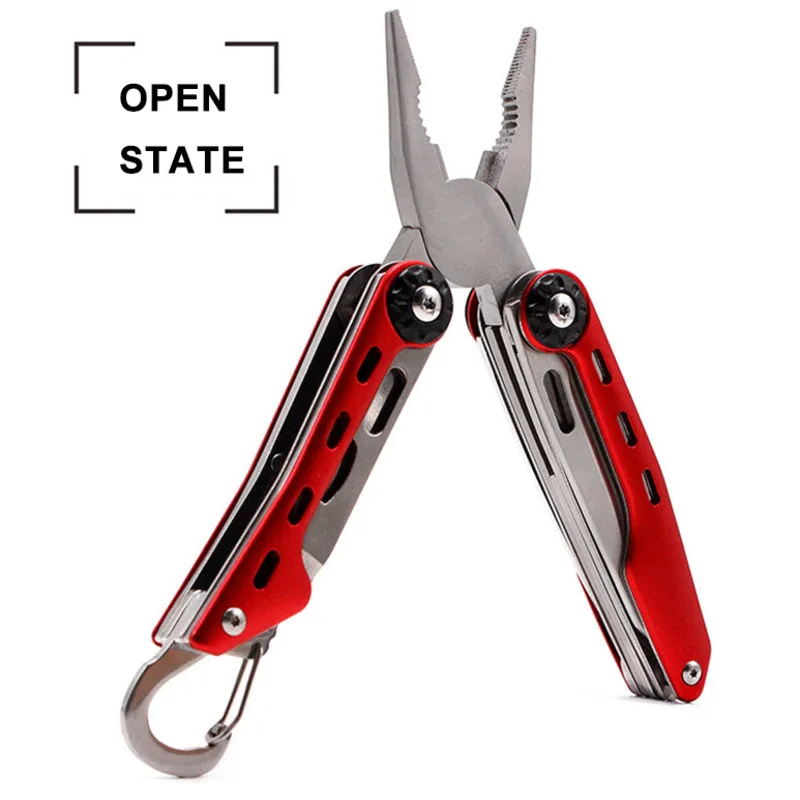 

Multi Knife Stainless Steel EDC Folding Ferramentas Pliers Outdoor Camping Tactical Equipment Car Life-saving Survival Tools