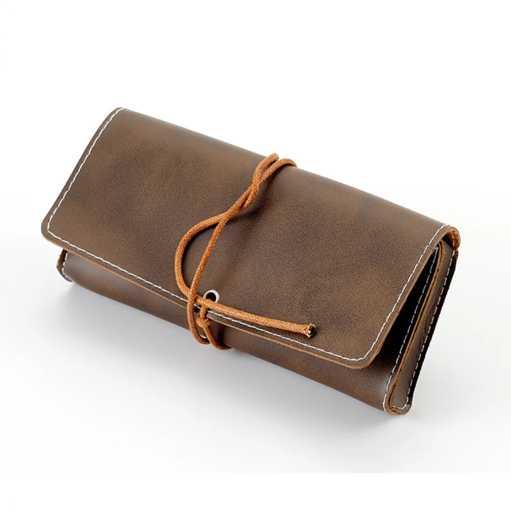 Новый модный портативный Чехол для очков мужчин и женщин из искусственной кожи с