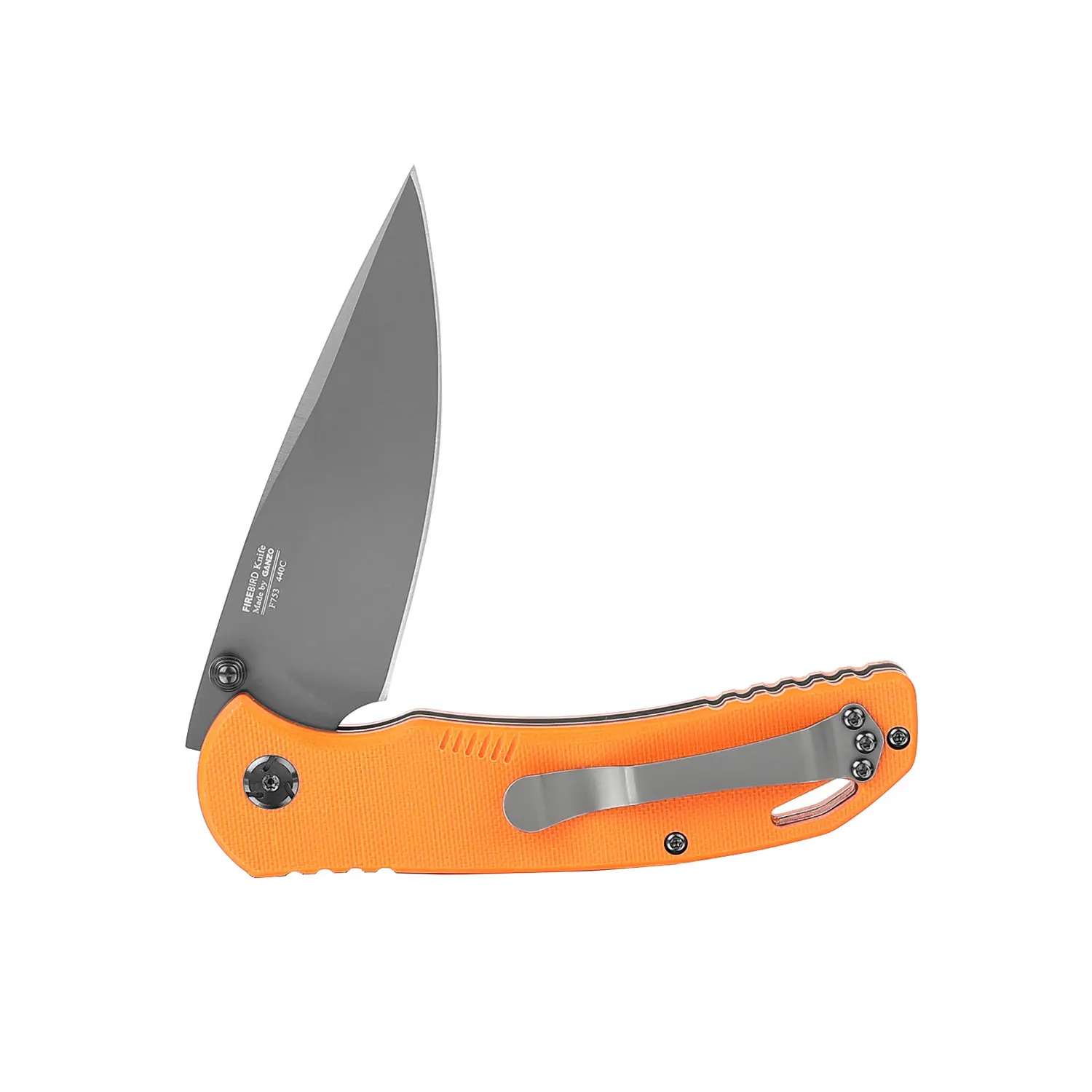 

58-60HRC Ganzo G7533 440C G10 or Carbon Fiber Handle Folding knife Survival Camping tool Pocket Knife tactical edc outdoor tool