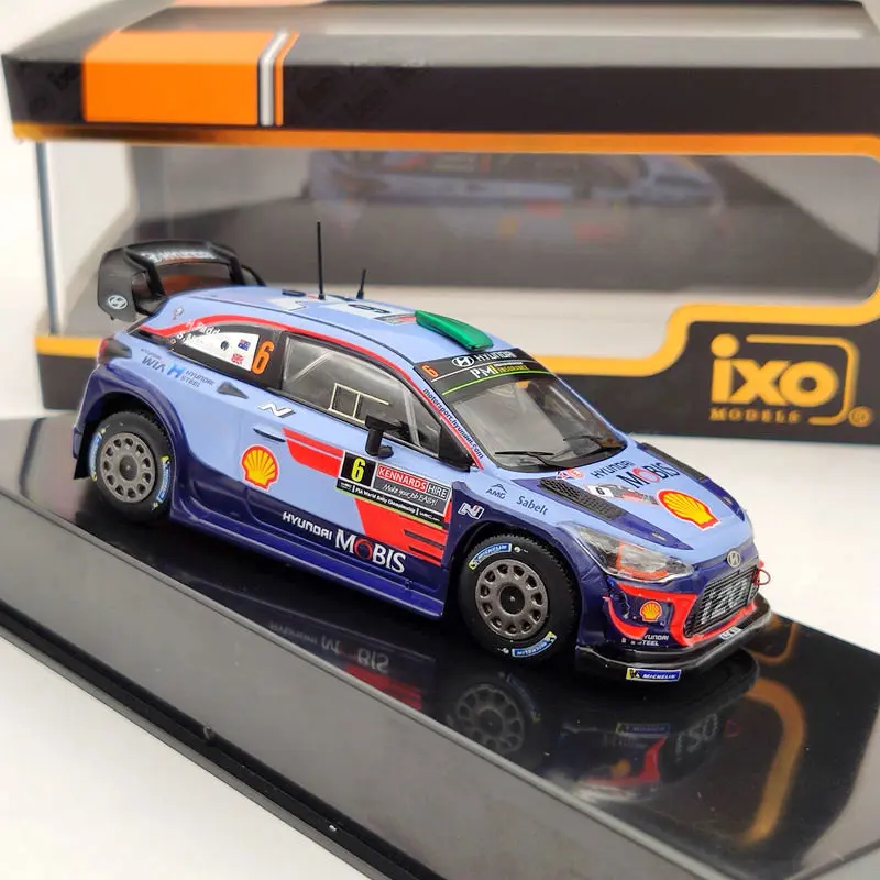 IXO 1/43 для H ~ DAI I20 WRC #6 H.PADDON S.MARSHALL 2ND RALLY AUSTRALIA 2018 RAM691 Коллекционная модель автомобиля