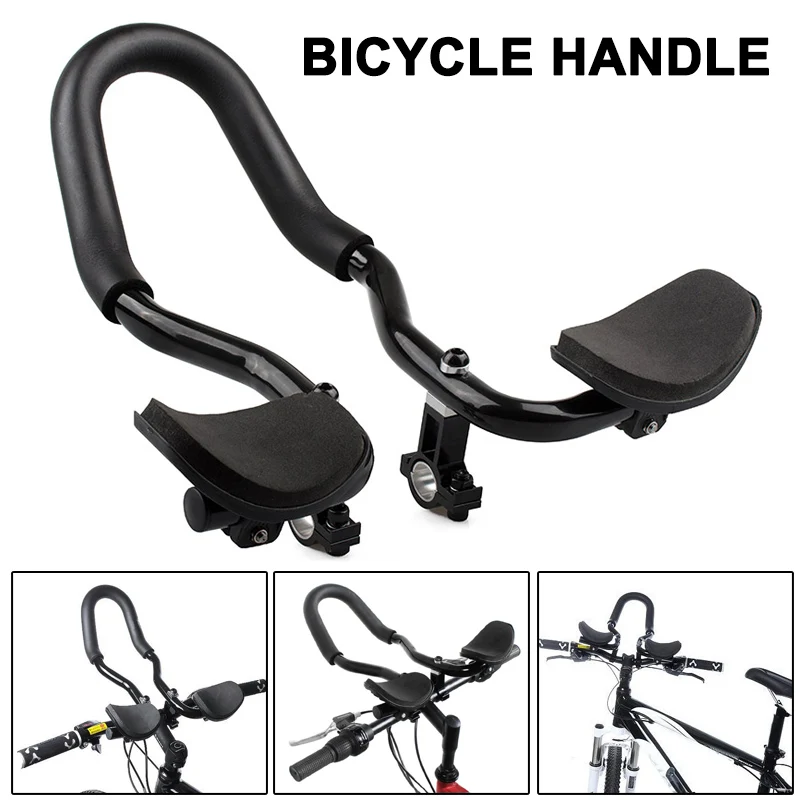 

Bike Handlebar Aluminium Alloy Rest Bar Handle for Mountain Road Bicycle Cycling Mtb Handlebar