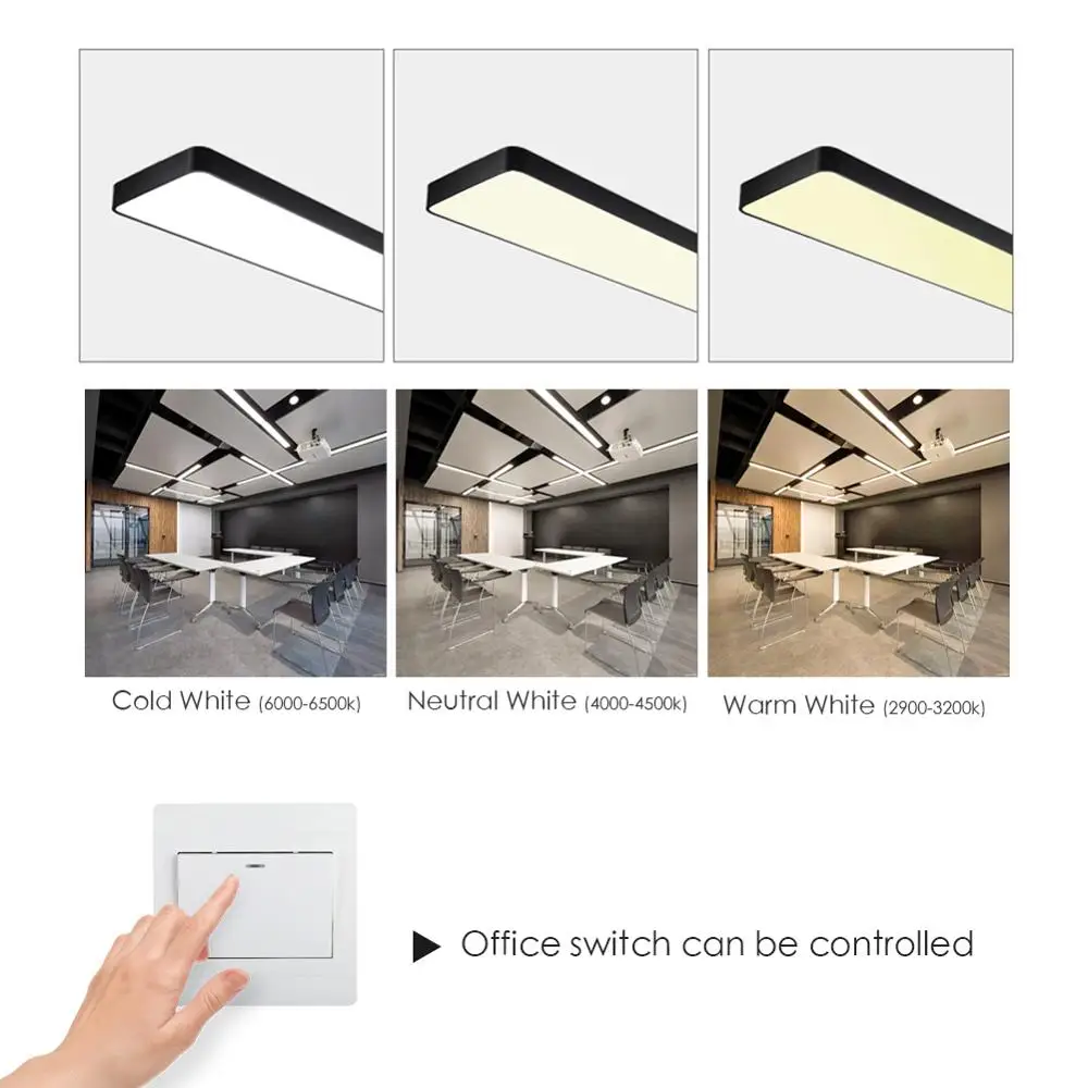 Светодиодный потолочный светильник современный с поверхностным креплением