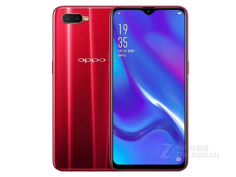 DHL Быстрая сотовый телефон Oppo K1 Snapdragon 660 Android 8,1 6," ips 2340X1080 6 Гб ram 64 Гб rom 25,0 МП экран отпечаток пальца