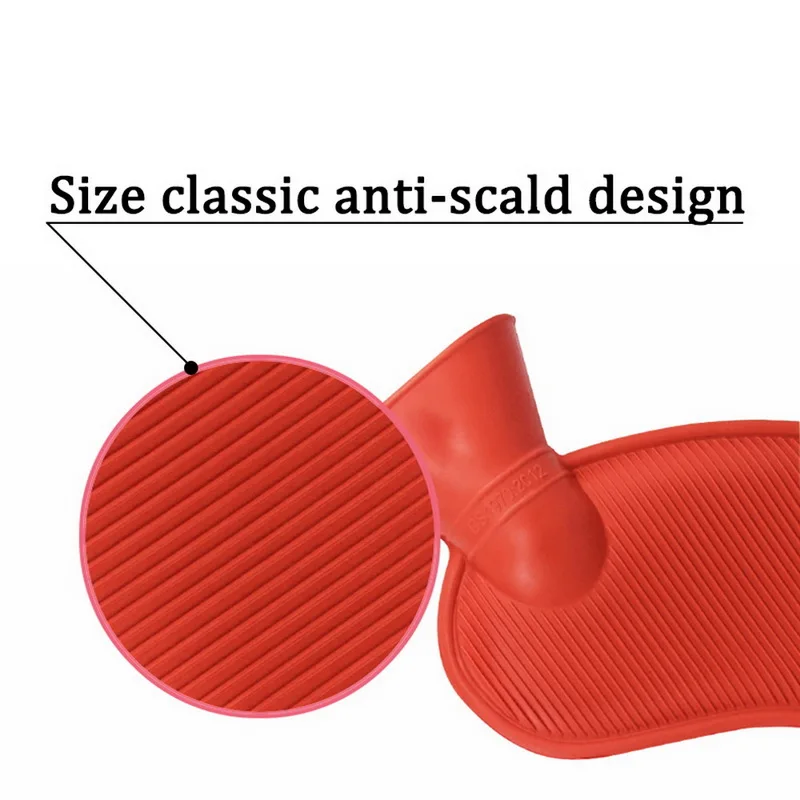U образная силиконовая бутылка для горячей воды подогреватель рук с вязаной