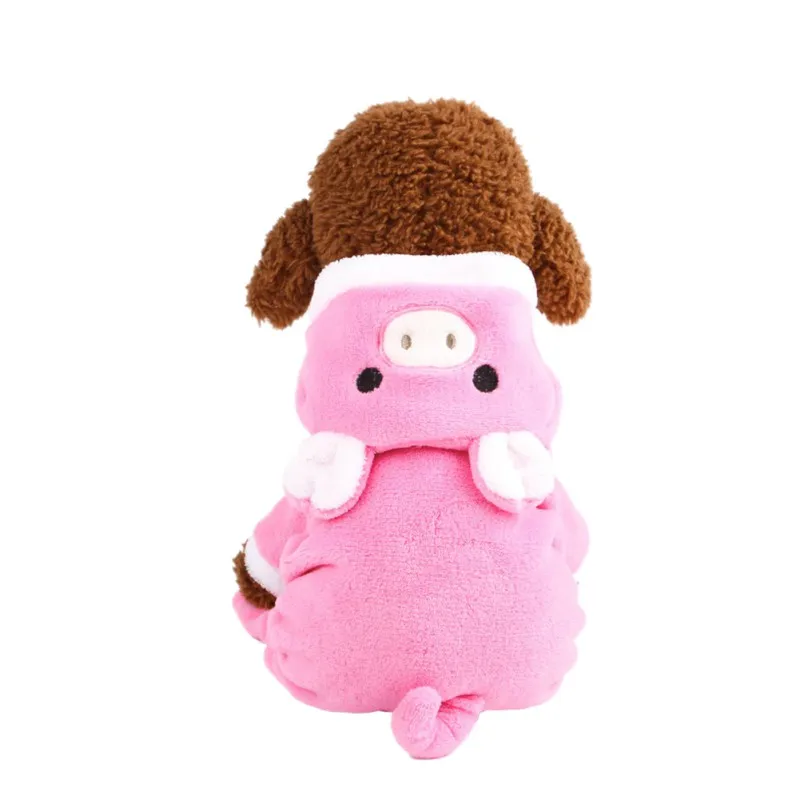 Толстовка с капюшоном для собак Супер популярная Коралловая бархатная зимняя