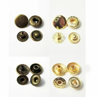metal no sewing snap fastener button press stud leather bag clothes jacket repair rivet 25 sets high quality metal snap button