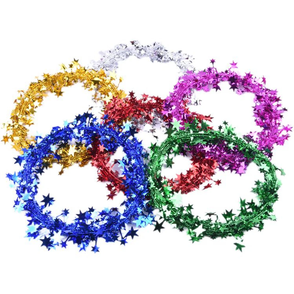 7 5 м вечерние подвеска в виде рождественской елки проволока пятиконечная звезда