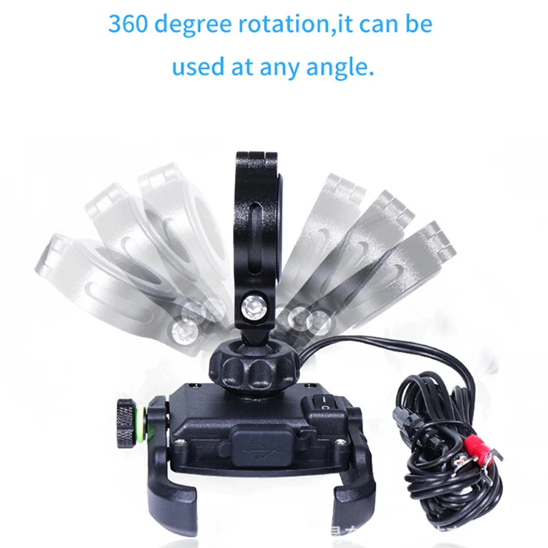 Новый мотоциклетный держатель для телефона зарядное устройство