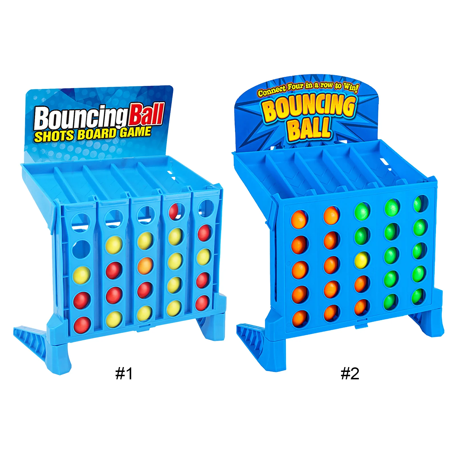 

Bouncing Linking Shots Educational Toys Suitable for Connect Four Children'S Portable Jump Ball Four-Line Board Game Toy