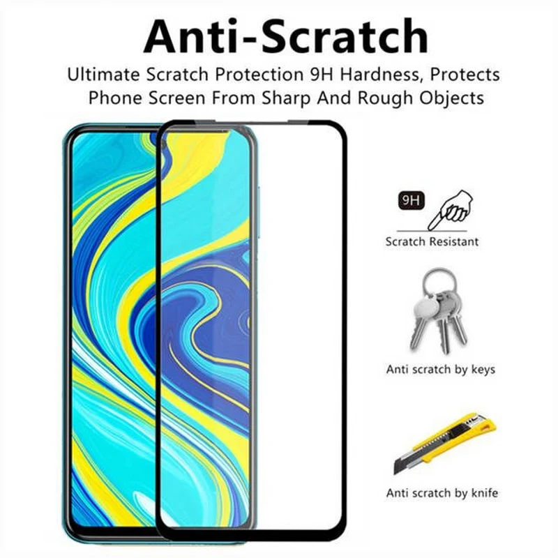 Стекло для экрана 2 в 1 Xiaomi Redmi note 8 9 Pro Защитная пленка объектива камеры закаленное