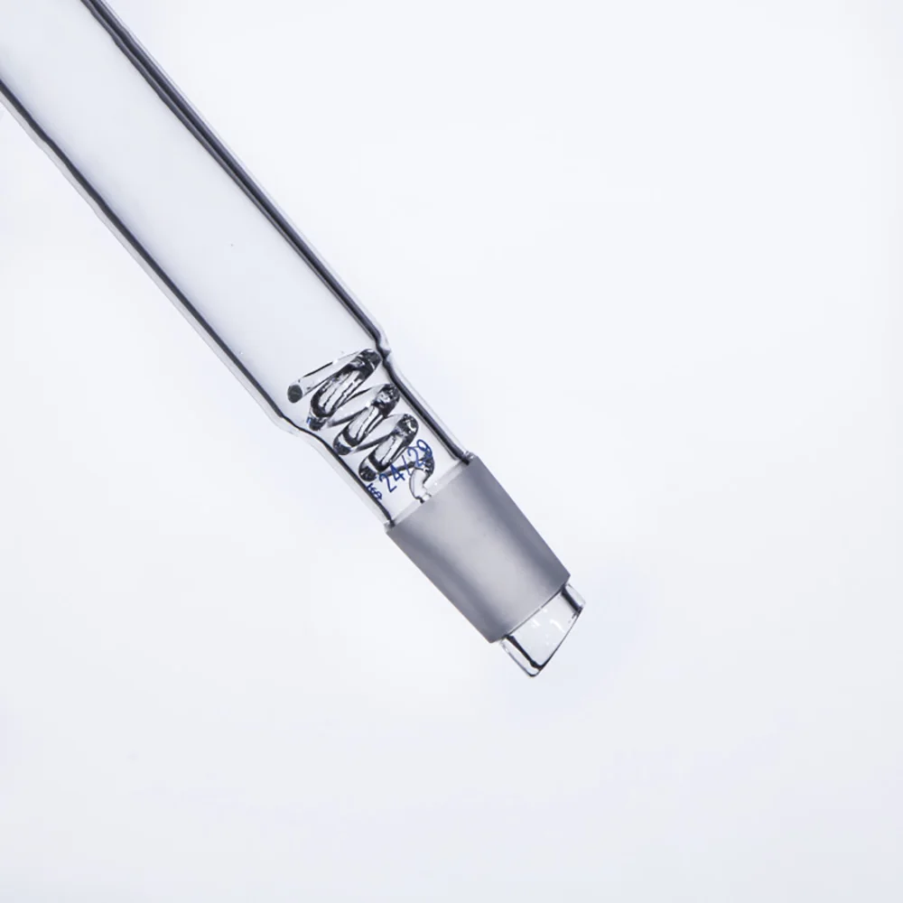 Лабораторная стеклянная фракционная дистилляционная колонна со змеиным